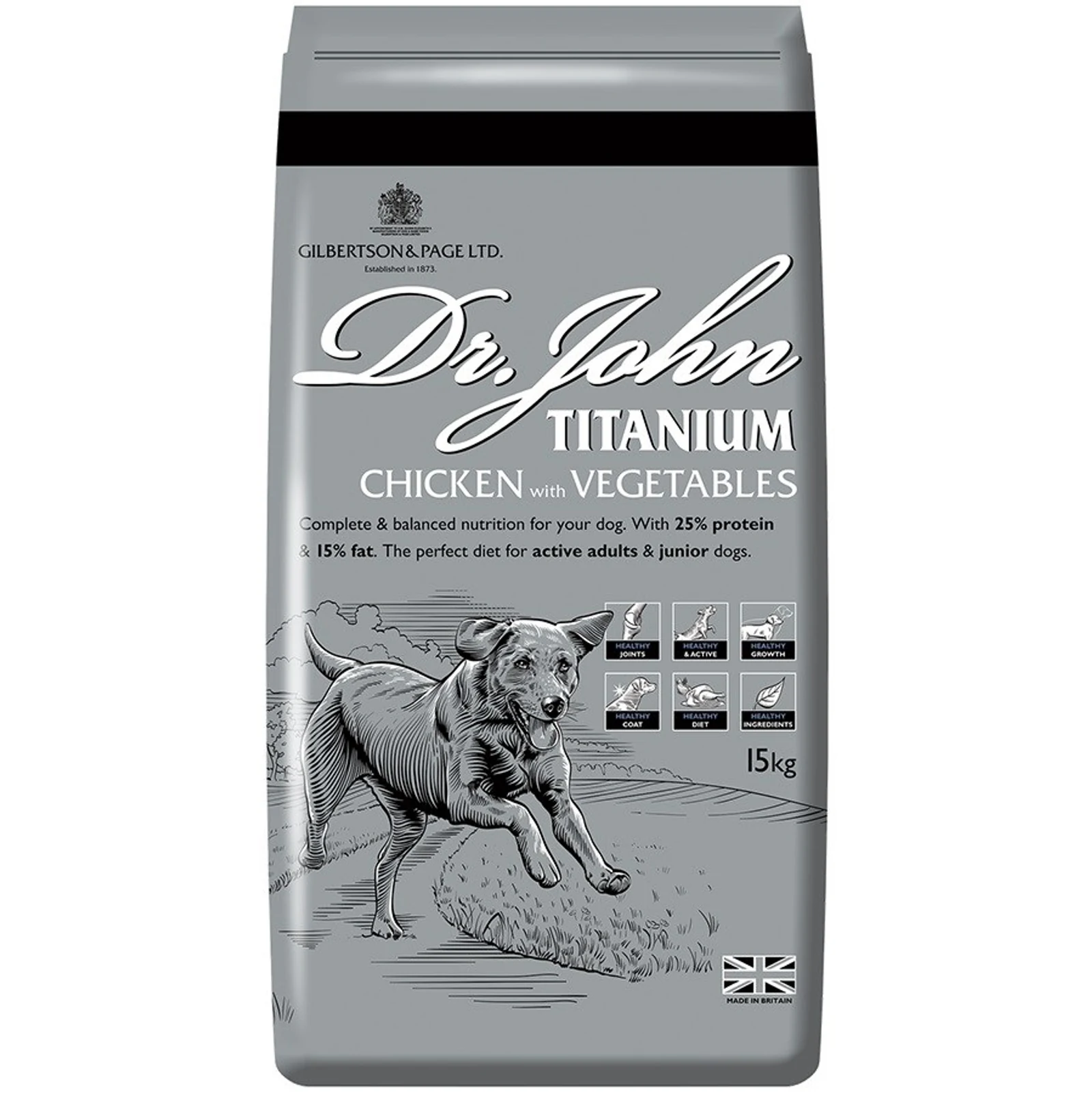Dr John Titanium 15kg - Karma Sucha dla Dorosłych