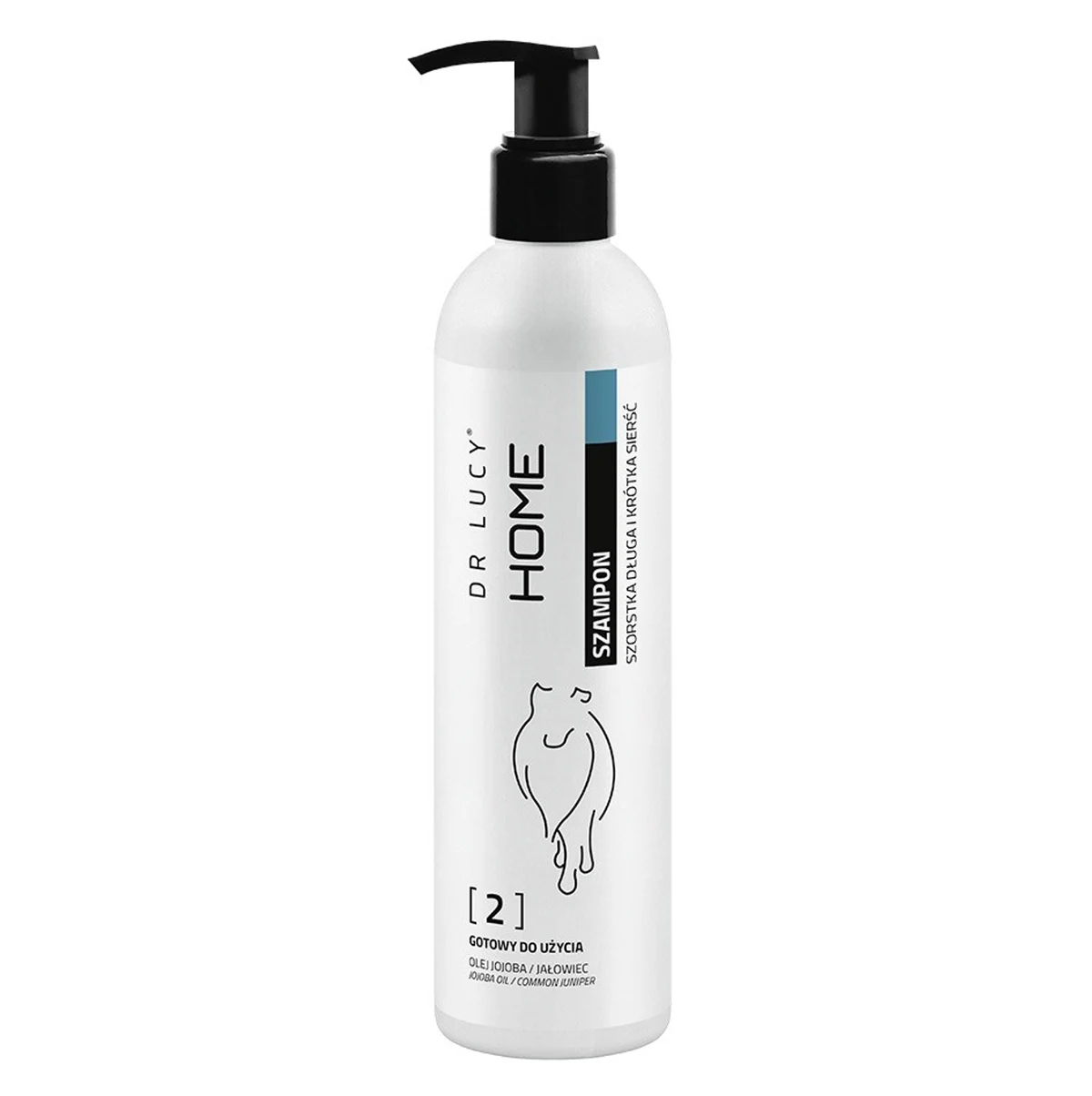 Dr Lucy - Home nr 2 250 ml - Szampon dla psów o długiej i krótkiej szorstkiej sierści