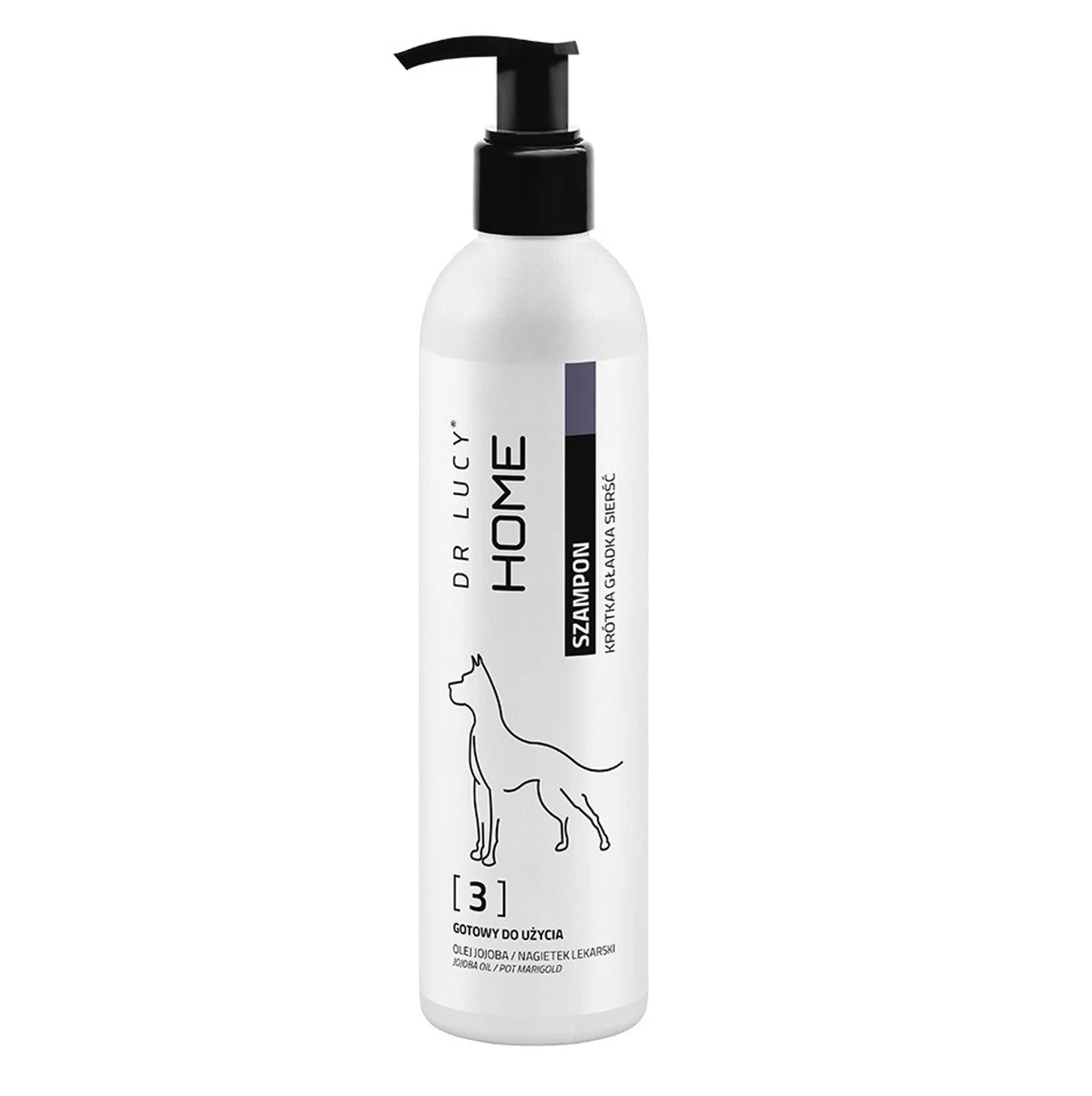 Dr Lucy - Home nr 3 250 ml - Szampon dla psów o krótkiej, gładkiej sierści