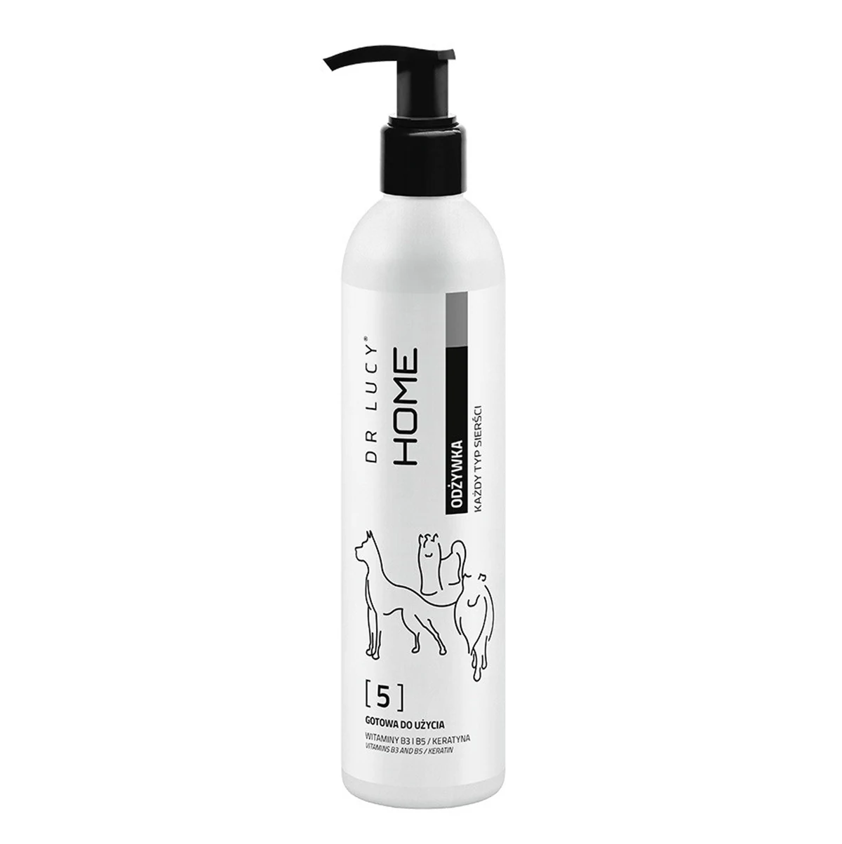 Dr Lucy - Home nr 5 250 ml - Odżywka z witaminami dla każdego rodzaju sierści włosa