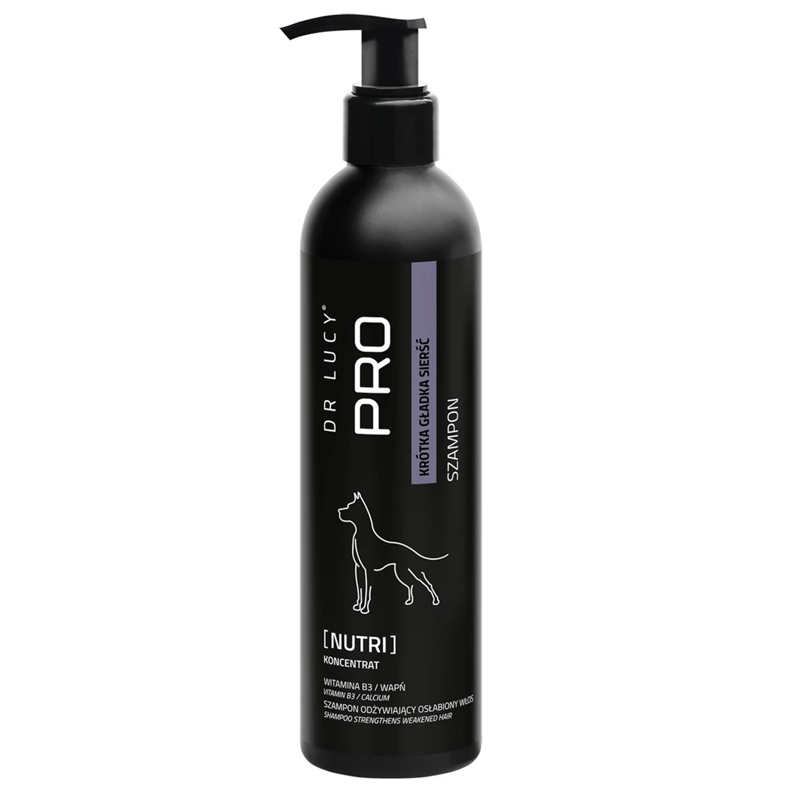 Dr Lucy - PRO NUTRI 250 ml - szampon keratolityczny odżywiający i wzmacniający osłabiony włos, dla psa i kota