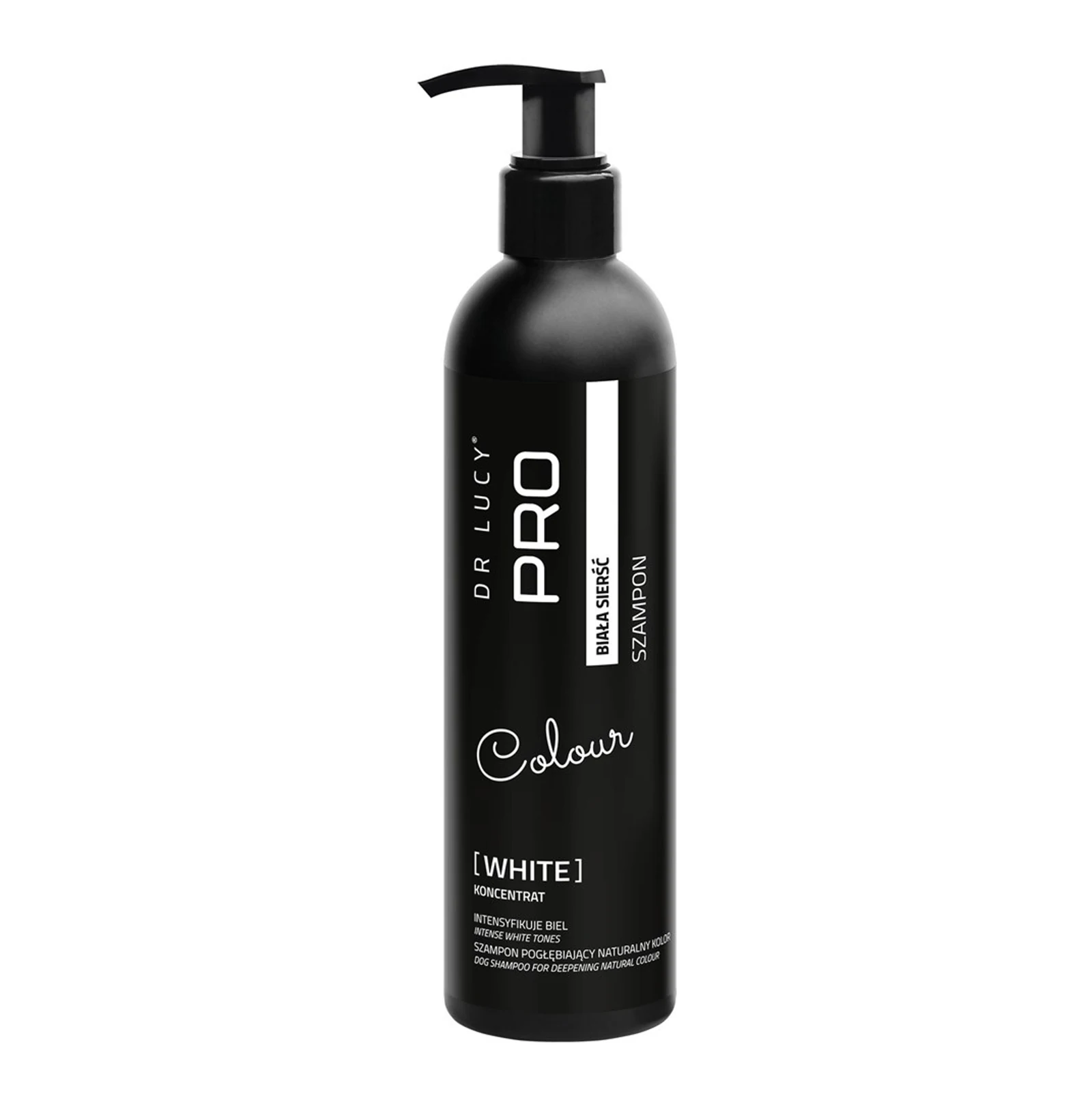 DR LUCY - PRO WHITE 250 ML - SZAMPON DLA PSÓW I KOTÓW O BIAŁEJ I JASNEJ SIERŚCI