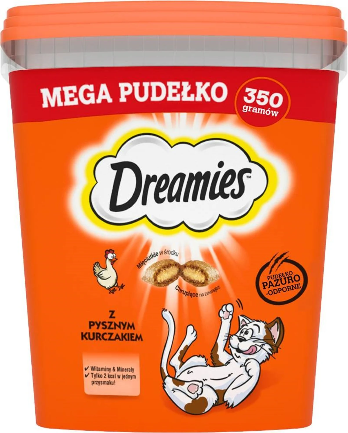 DREAMIES Mix Smaków z Kurczakiem i Serem - 350 g