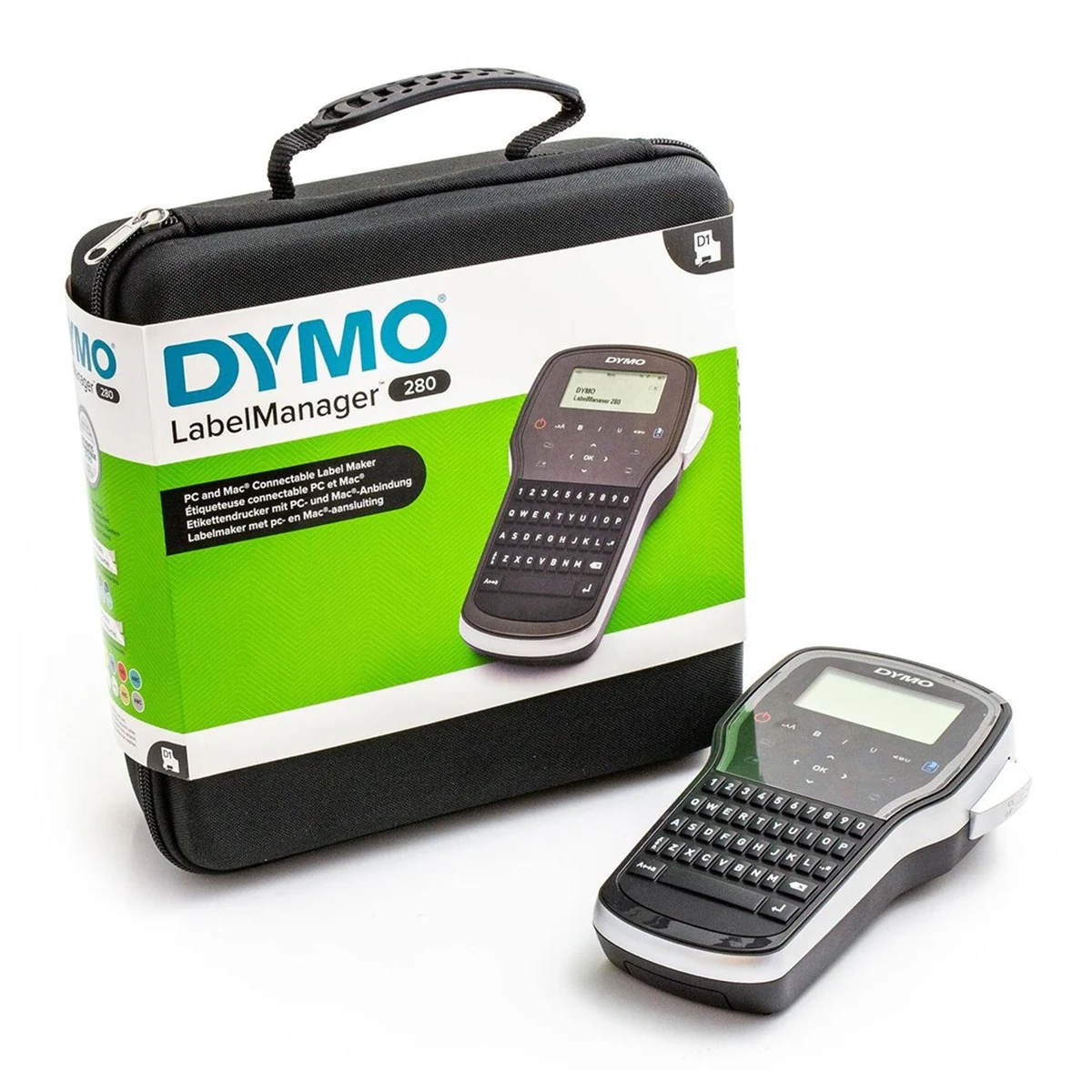 DYMO drukarka etykiet LM280 z walizkowy QWERTY