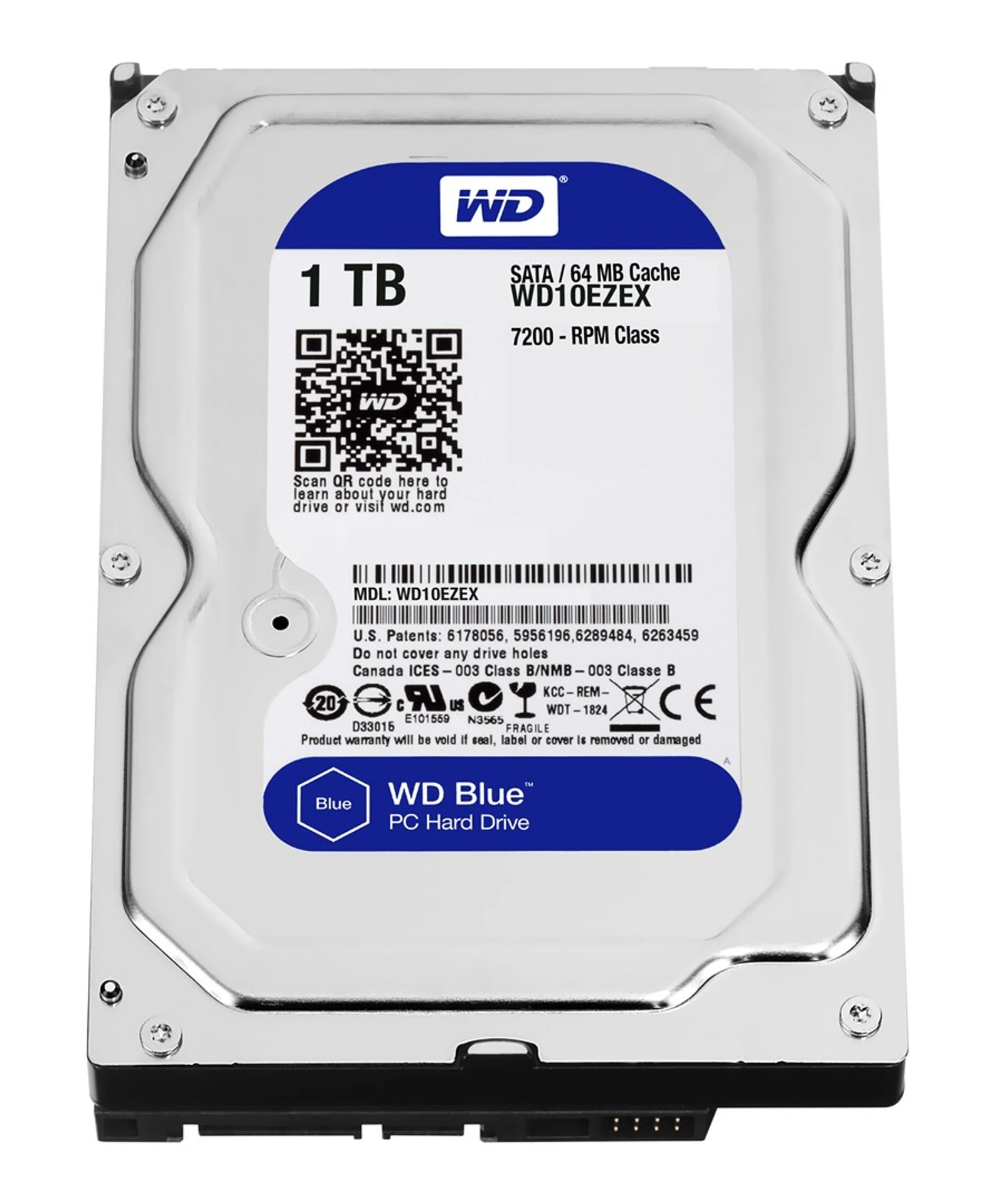 Dysk HDD WD Blue WD10EZEX 1TB 3.5" — zdjęcie 1 z 8