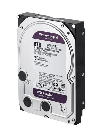 Dysk HDD WD Purple WD64PURZ 6 TB 3.5"