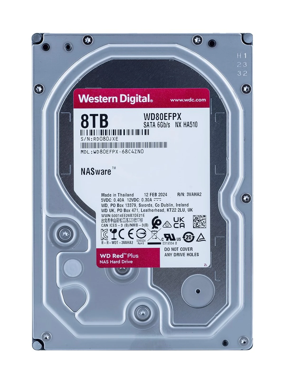 Dysk HDD WD Red Plus 8 TB 3.5" 256 MB