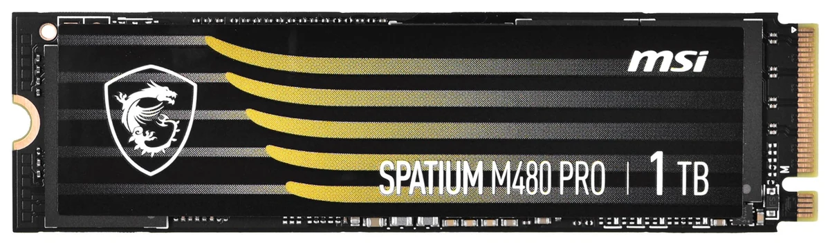 Dysk SSD MSI Spatium M480 Pro 1TB PCIe 4.0 NVMe M.2 2280