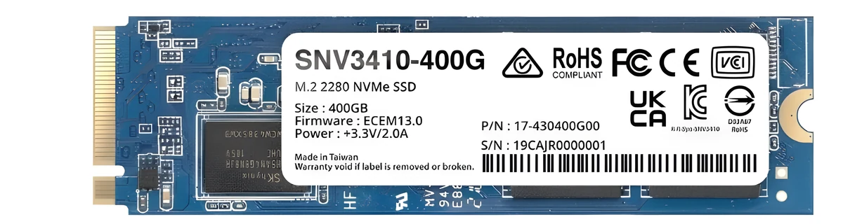 Dysk SSD Synology Plus Series 400GB M.2 NVMe