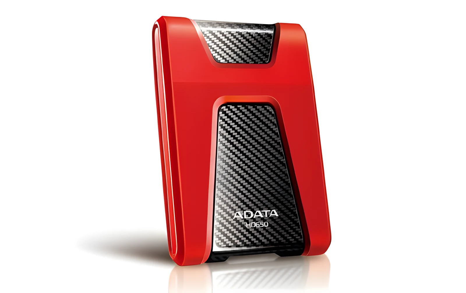 Dysk zewnętrzny ADATA HD650, 1TB, czerwony — zdjęcie 1 z 4