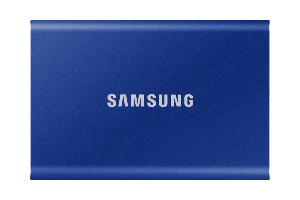 Dysk zewnętrzny SSD Samsung T7 1TB niebieski