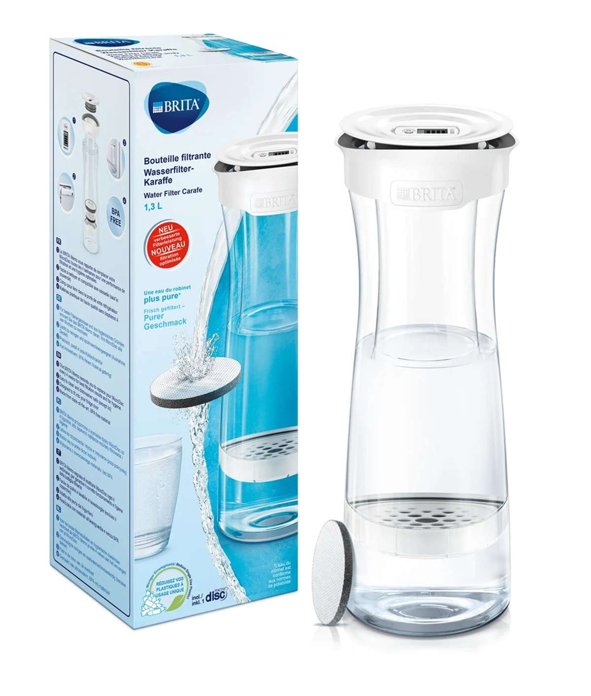 Dzbanek BRITA Fill&serve (1,3 litra; kolor grafitowy)