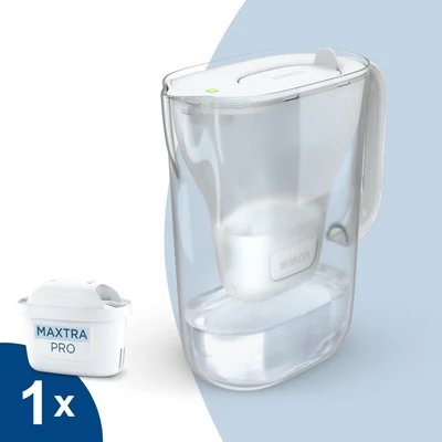 Dzbanek filtrujący Brita Style Essential+1 z filtrem Maxtra Pro (biały)