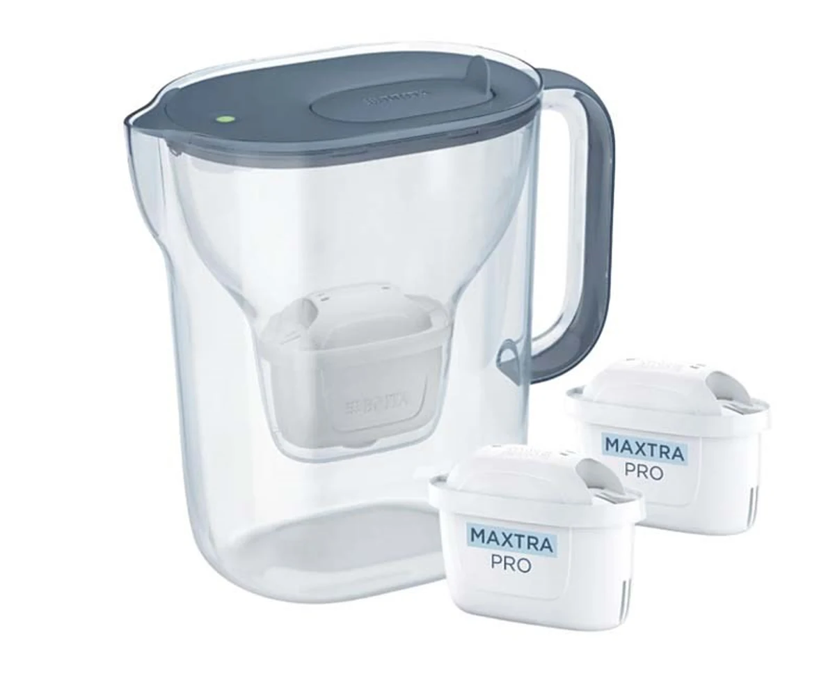 Dzbanek filtrujący Brita Style Essential+2 wkłady MaxtraPro PP (2,4l; ciemnoniebieski)