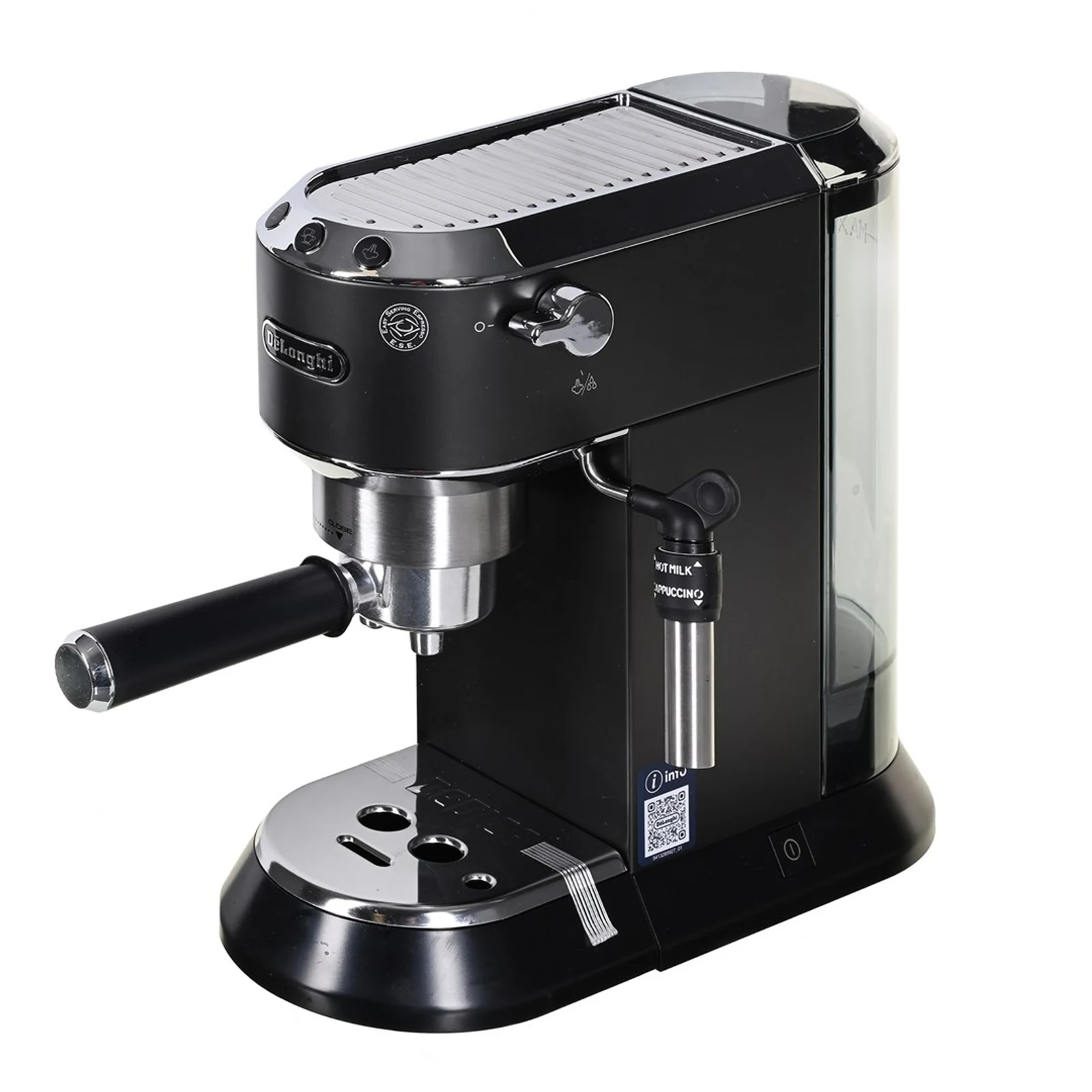 Ekspres ciśnieniowy DeLonghi Dedica Style EC 685.BK (1350W; kolor czarny) (OUTLET) — zdjęcie 1 z 7