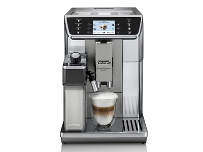 Ekspres ciśnieniowy DeLonghi PrimaDonna Elite ECAM 650.55.MS (1450W, srebrny)