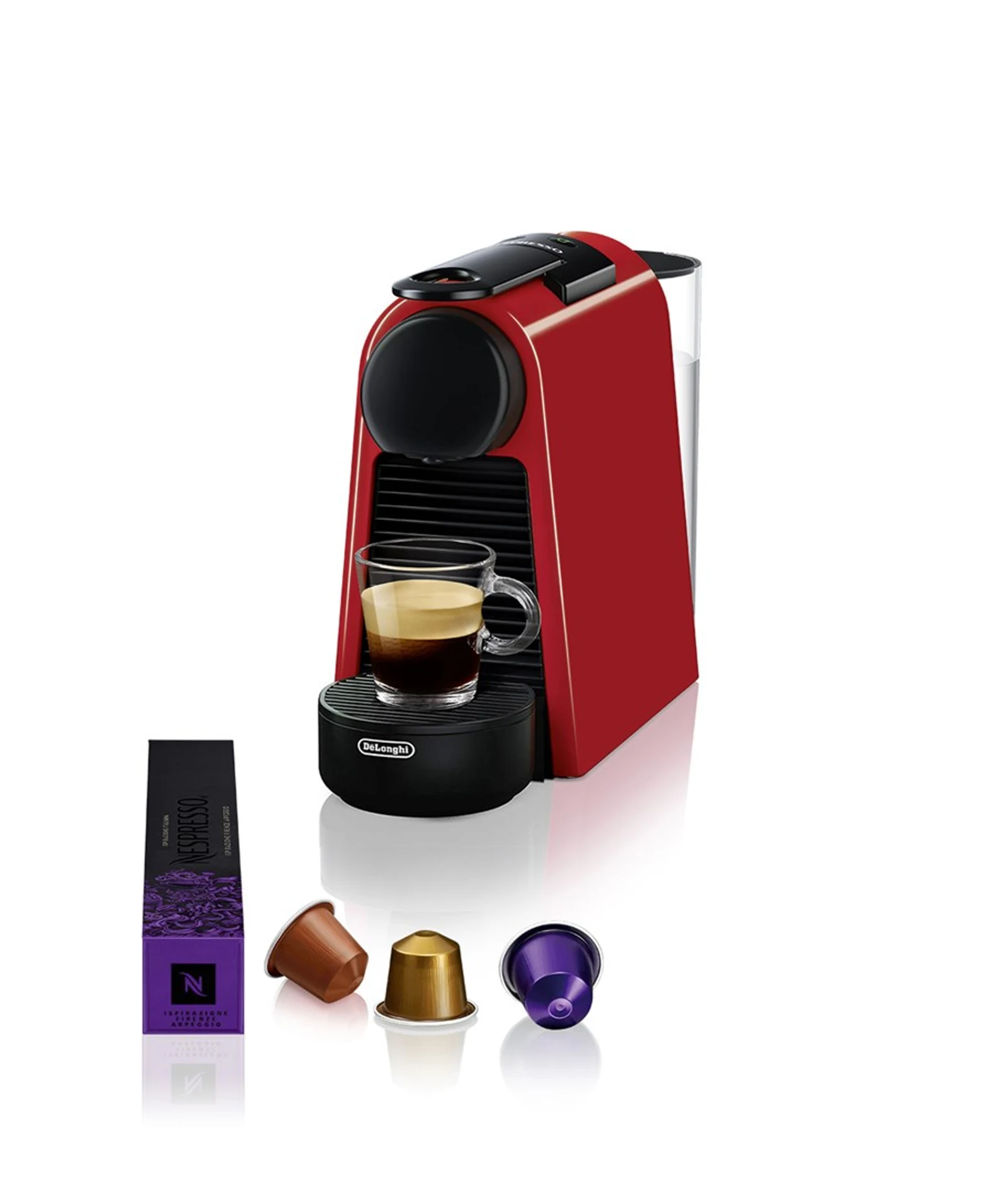 Ekspres kapsułkowy DeLonghi EN85.R (1150W, czerwony) — zdjęcie 1 z 4