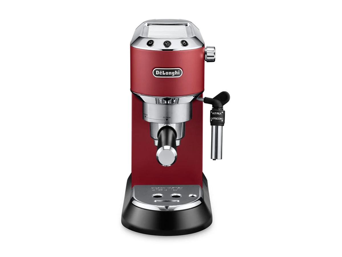 Ekspres kolbowy DeLonghi Dedica Style EC 685.R (1300W, czerwony)