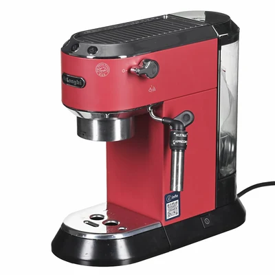 Ekspres kolbowy DeLonghi Dedica Style EC 685.R (1300W, czerwony) - WYPRZEDAŻ