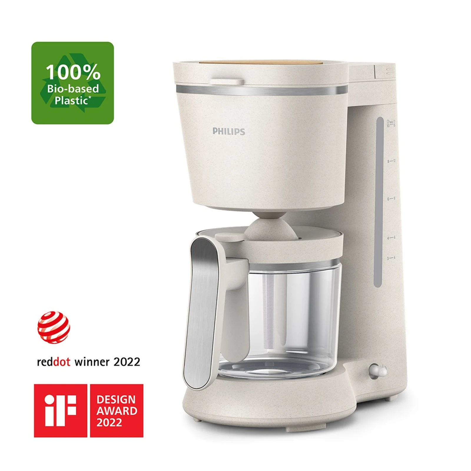Ekspres przelewowy PHILIPS HD5120/00 - 1,2 l dzbanka, automatyczne wyłączanie — zdjęcie 1 z 8