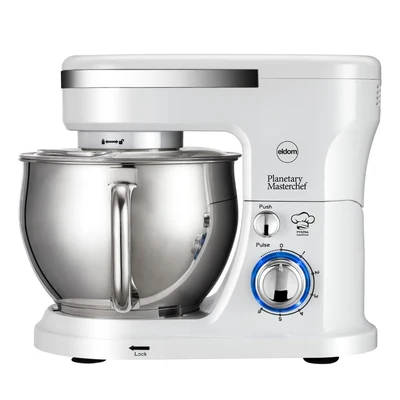 Robot kuchenny ELDOM WRK1300 Dulce, 1300W, 5L, 3 końcówki (ubijanie, mieszanie, ugniatanie), wyjmowana metalowa misa