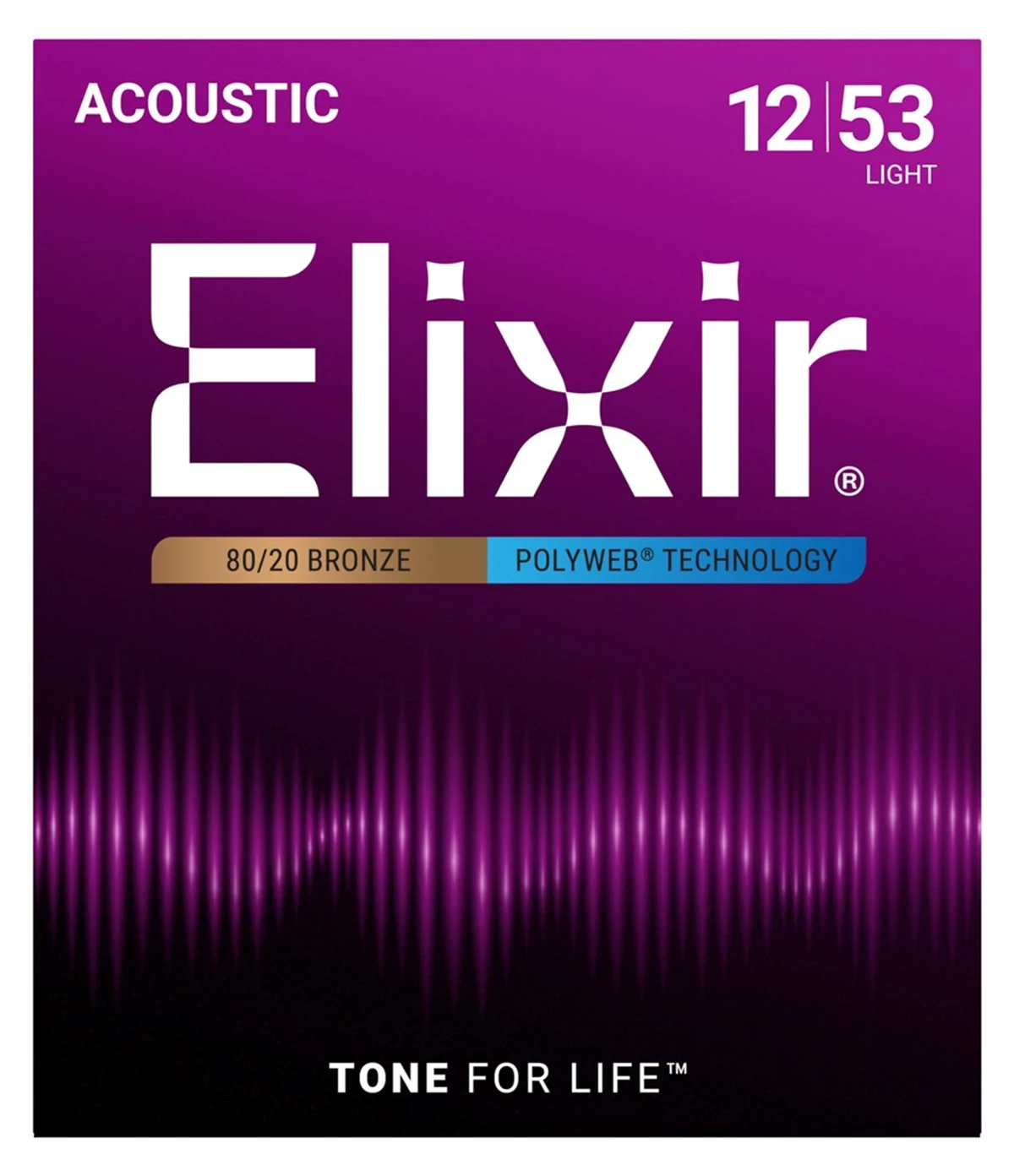 Elixir 11050 Light (12-53) PW - Struny akustyczne