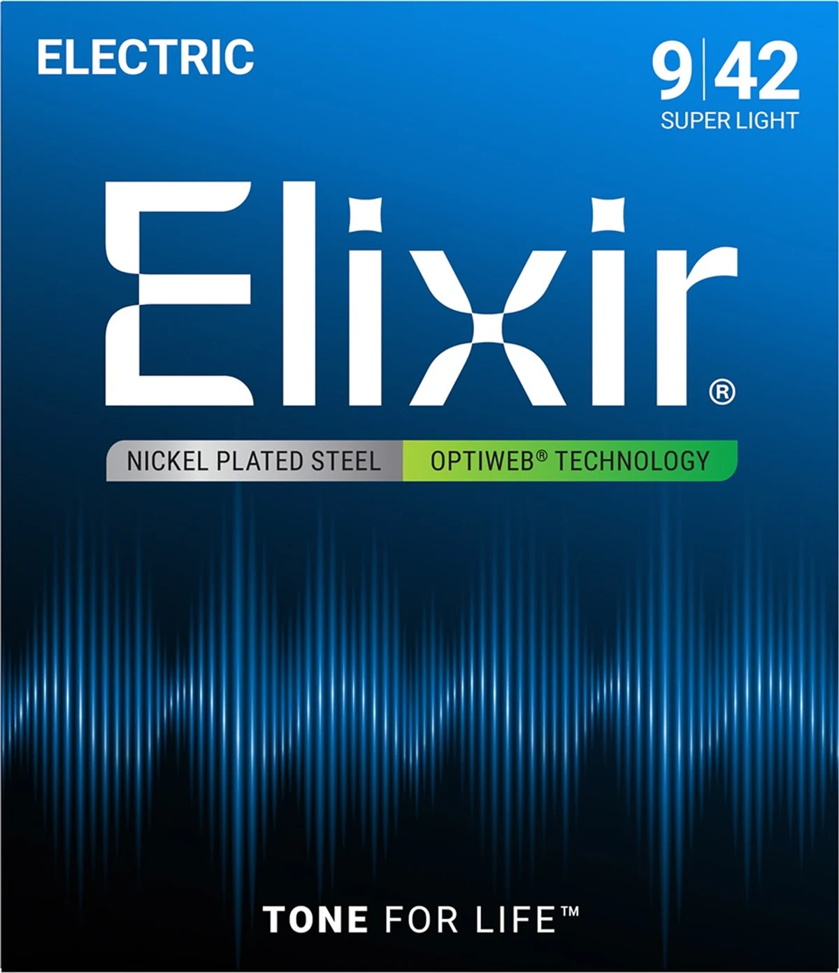 Elixir 12000 Super Light (9-42) PW - Struny elektryczne