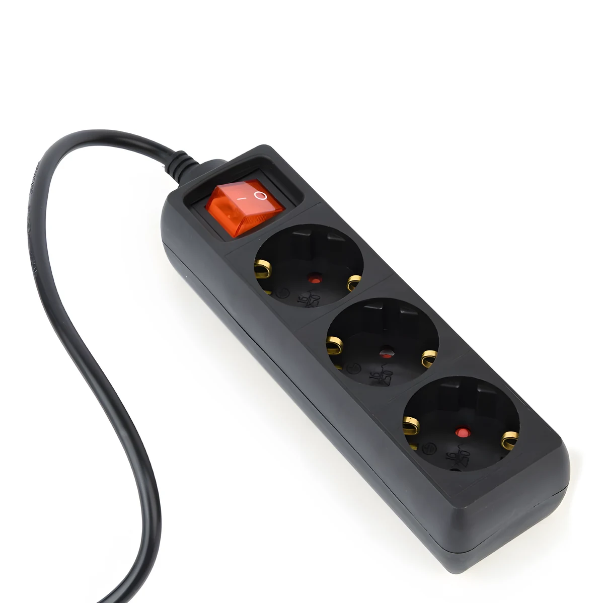 ENERGENIE Listwa Zasilająca 3x Schuko, 16A, 0.6m