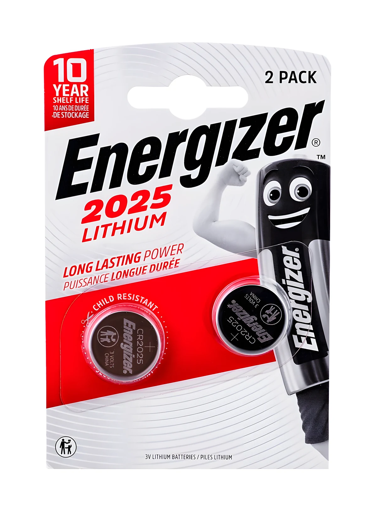 ENERGIZER BATERIA CR2025/2, 3V, ECO