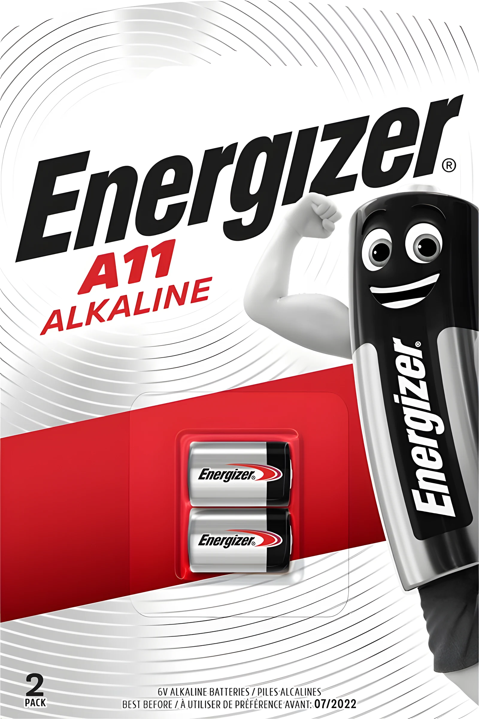 Energizer Baterie Alkaline 6V A11 2 Sztuki — zdjęcie 1 z 2