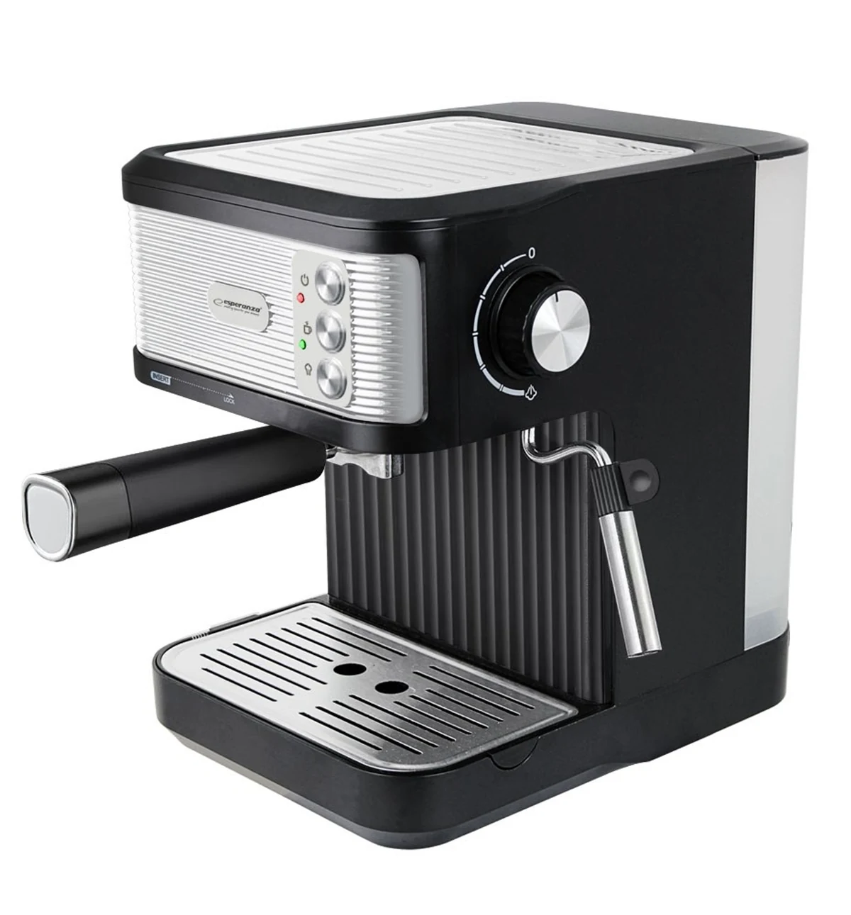 Ekspres kolbowy Esperanza Caturra EKC011 - 850W, 20 bar, czarny