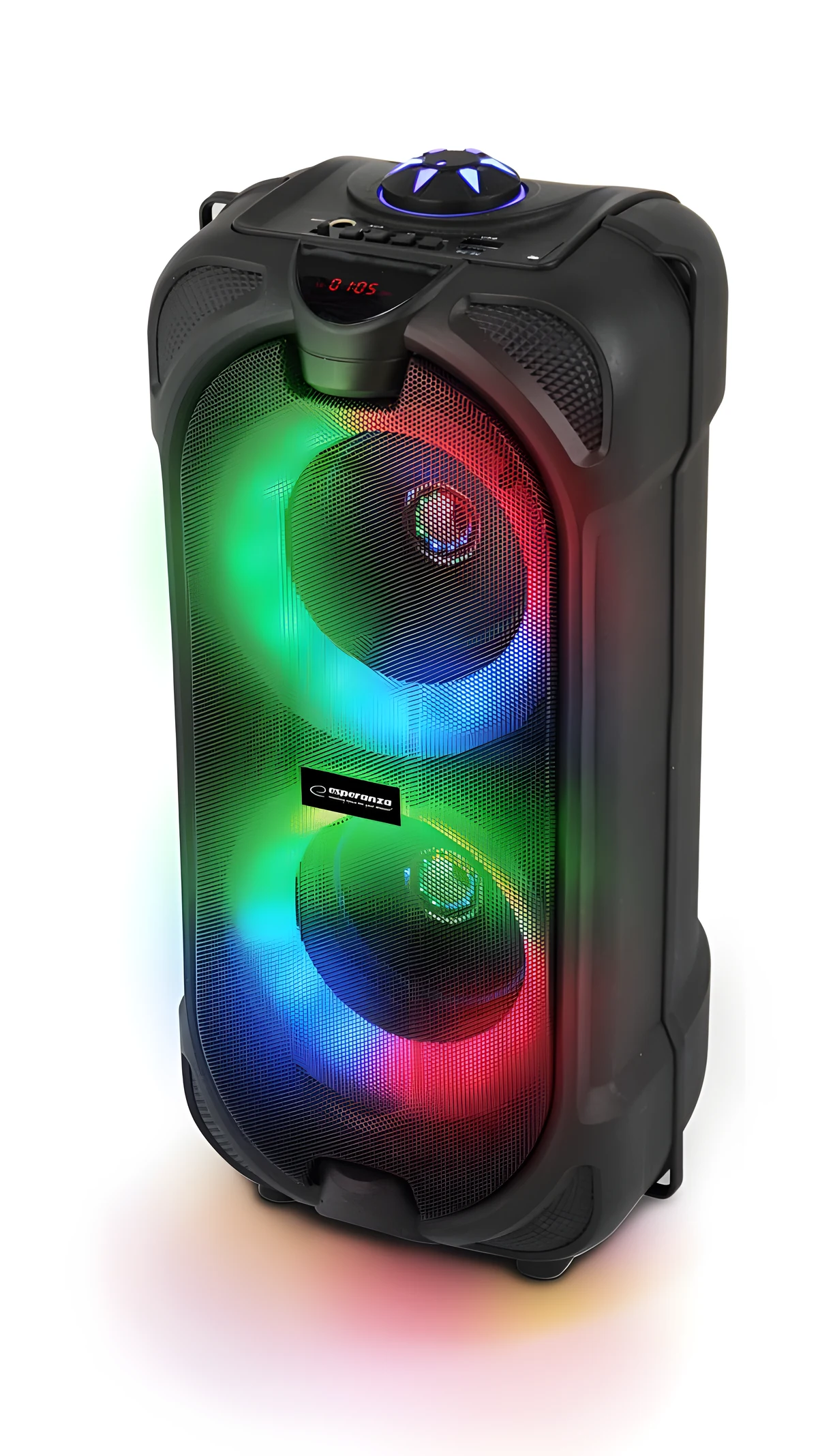 ESPERANZA GŁOŚNIK BLUETOOTH FM LED RGB RYTHM EP157