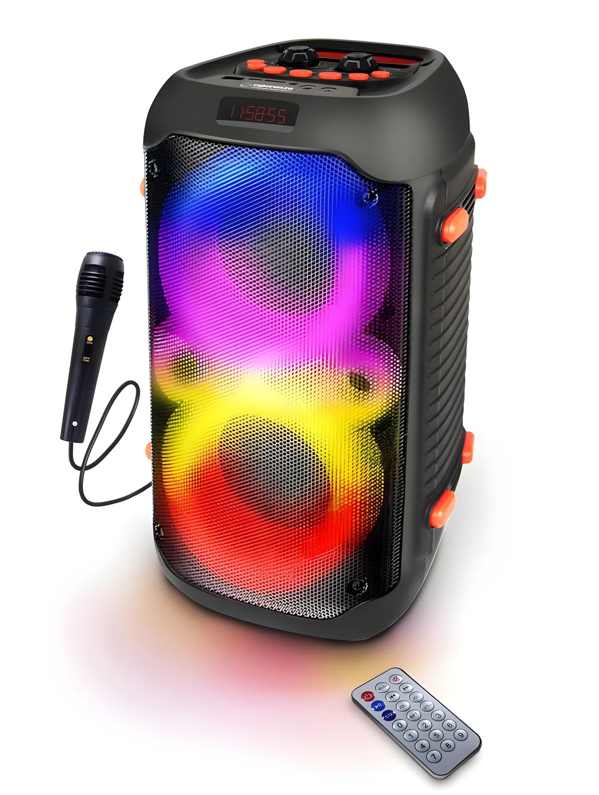 ESPERANZA GŁOŚNIK EP156 BT FM LED RGB