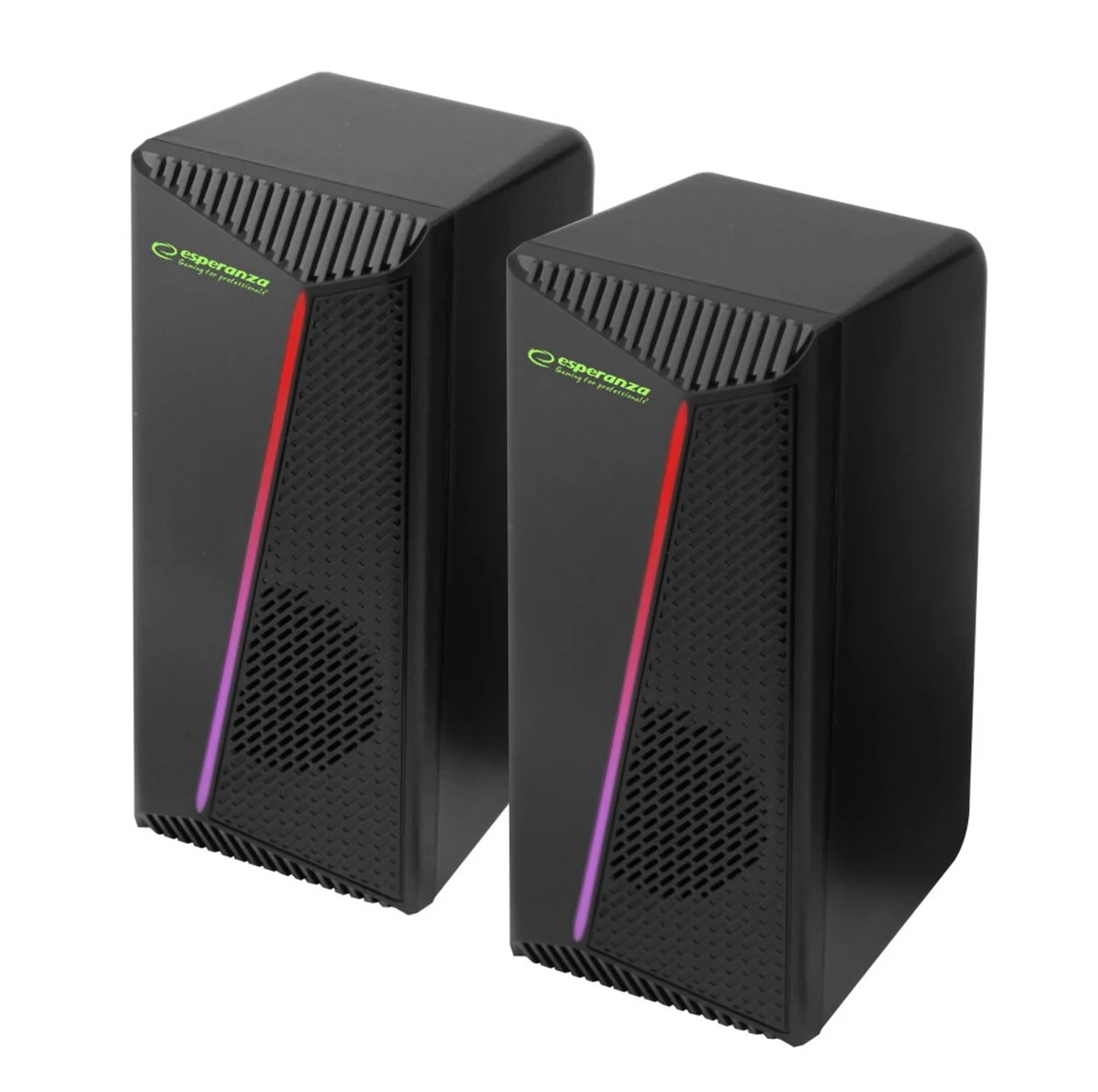 ESPERANZA GŁOŚNIKI 2.0 USB LED RAINBOW EGS106