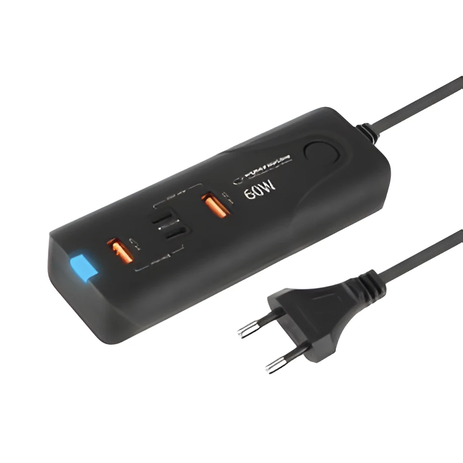 Ładowarka sieciowa Esperanza 60W z 2 portami USB-C (30W PD) i 2 portami USB-A (18W QC 3.0) — zdjęcie 1 z 3