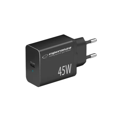 Ładowarka sieciowa USB-C 45W PD Esperanza EZC108K
