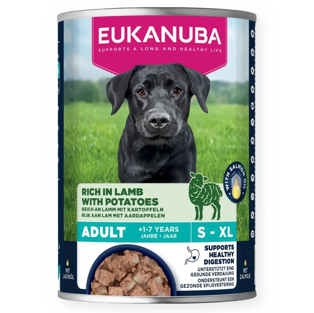 EUK DOG CAN LC AD AB LMB&POT 400G - Karma Mokra