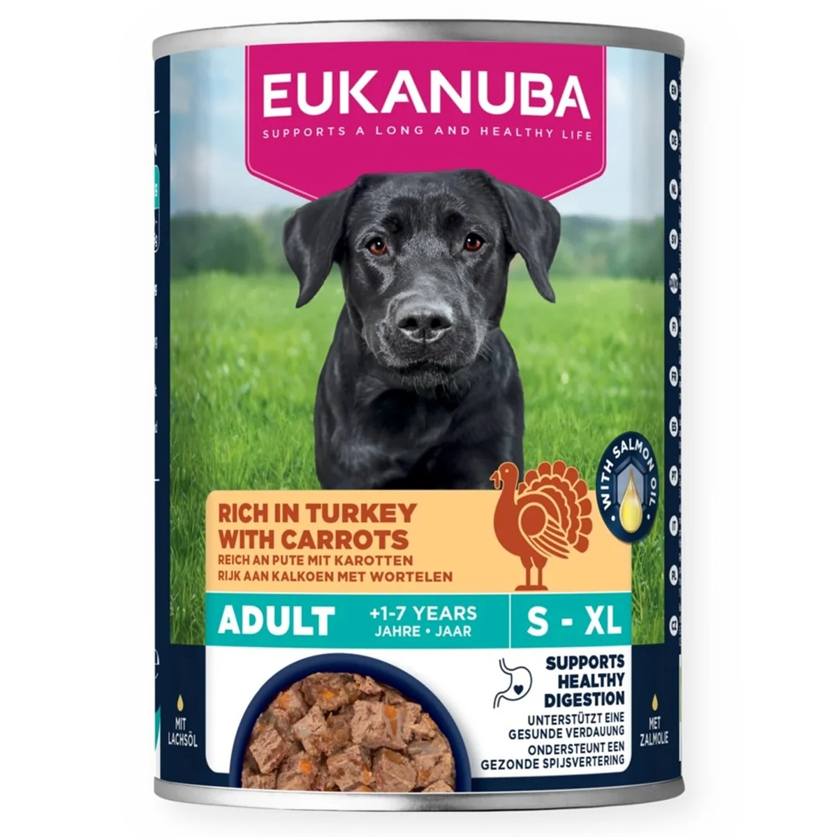 EUK DOG CAN LC AD AB TUR&CAR 40G - Bez Soi i Zboża