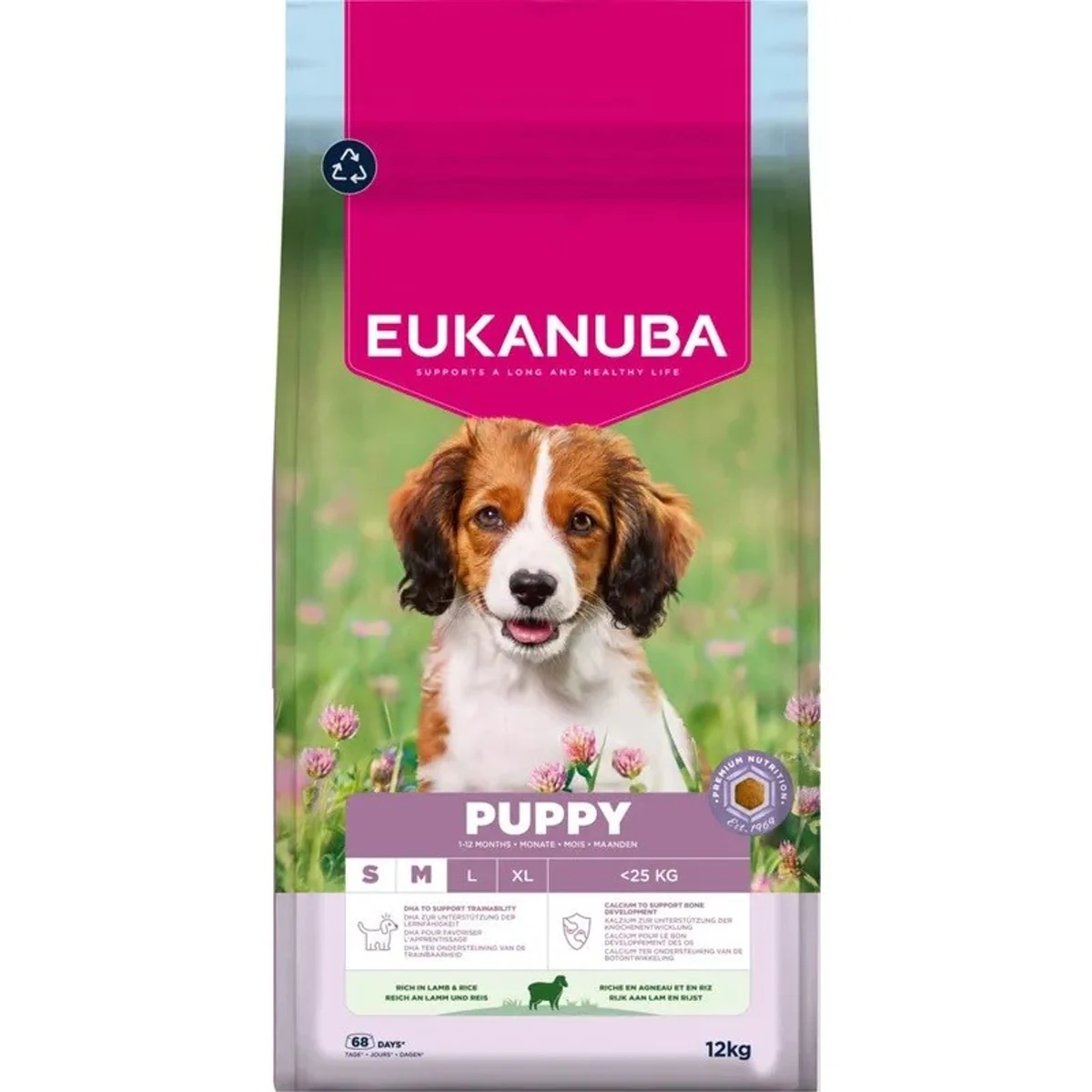 EUKANUBA Puppy&Junior Small/Medium Lamb&Rice 12kg