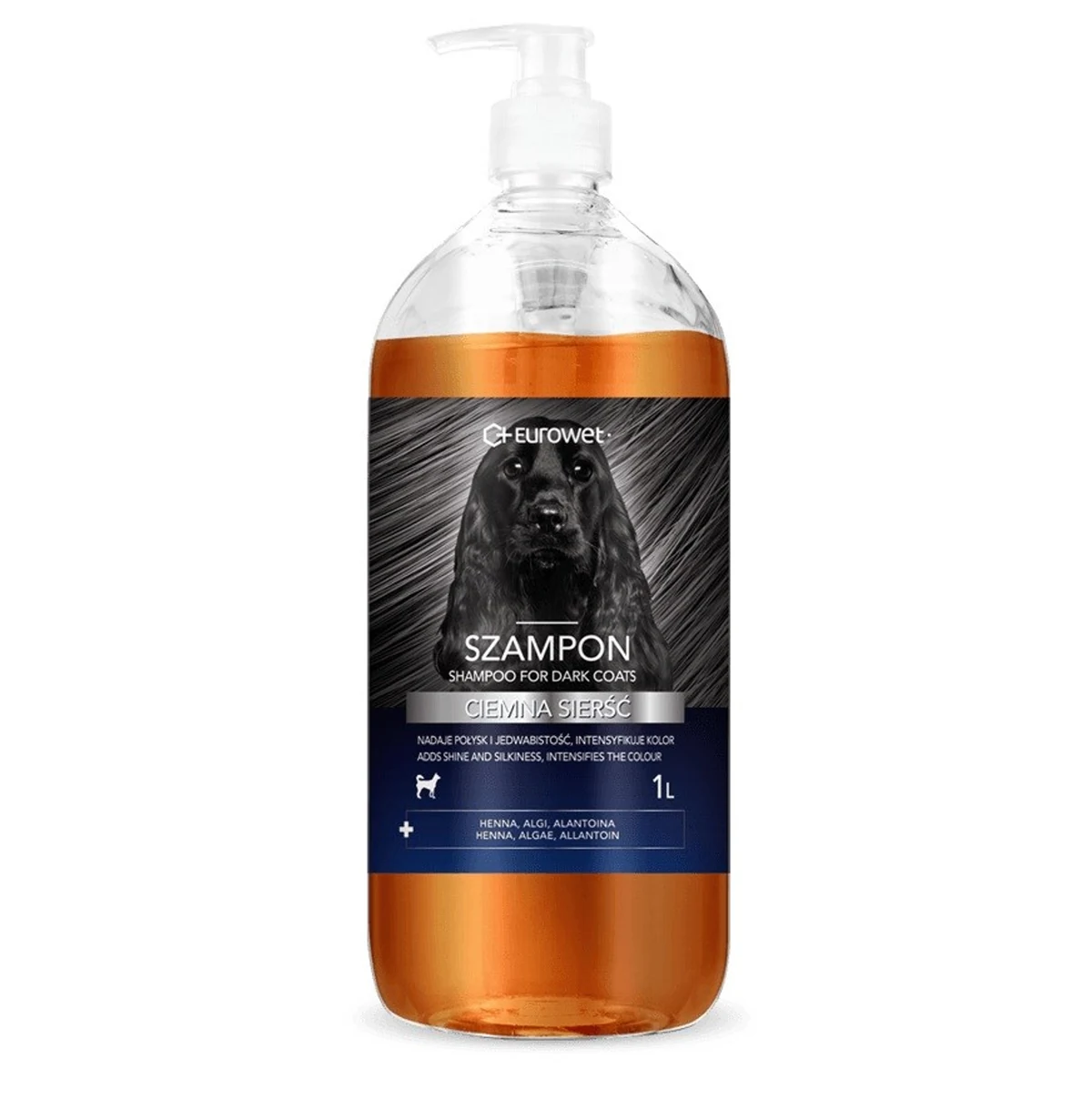 Eurowet Szampon Ciemna sierść 1l