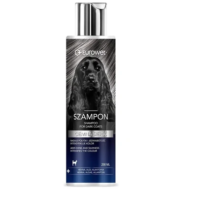 Eurowet Szampon Ciemna sierść 200ml