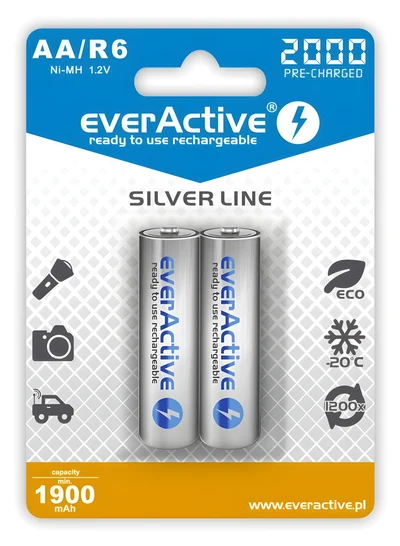 EVERACTIVE AKUMULATORKI AA 2000 MAH - 2 SZT