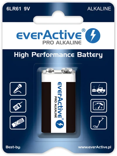 EVERACTIVE Bateria 9V 6LR61 - Blister 1 Szt.