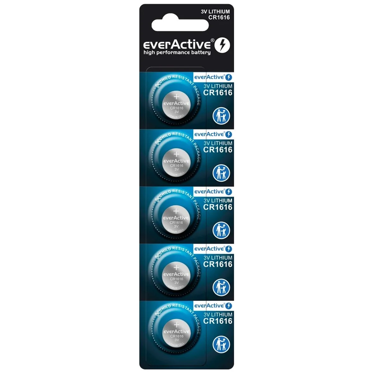 EVERACTIVE BATERIA LITOWA CR1616 5 SZT.