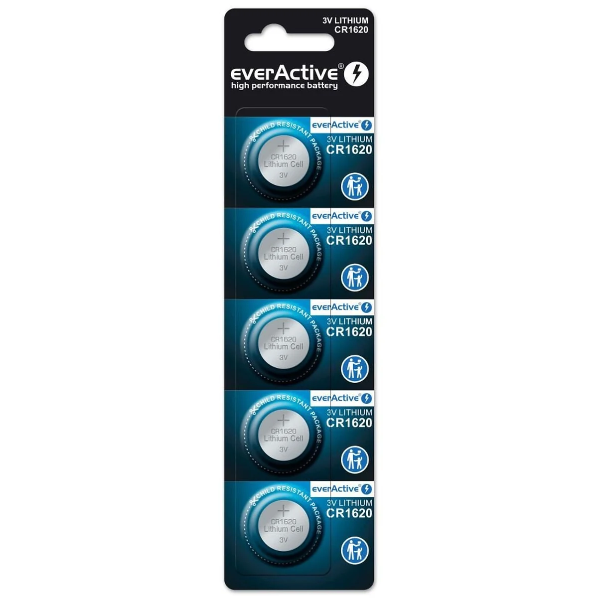EVERACTIVE BATERIA LITOWA CR1620 5 SZT.