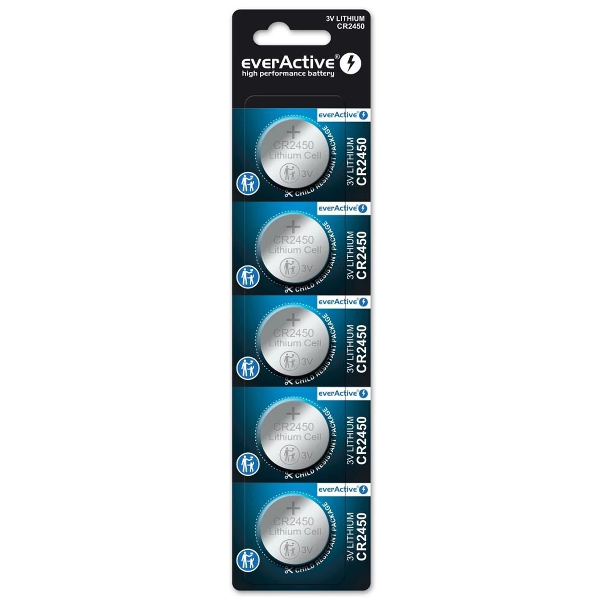 EVERACTIVE BATERIA LITOWA CR2450 5 SZT.