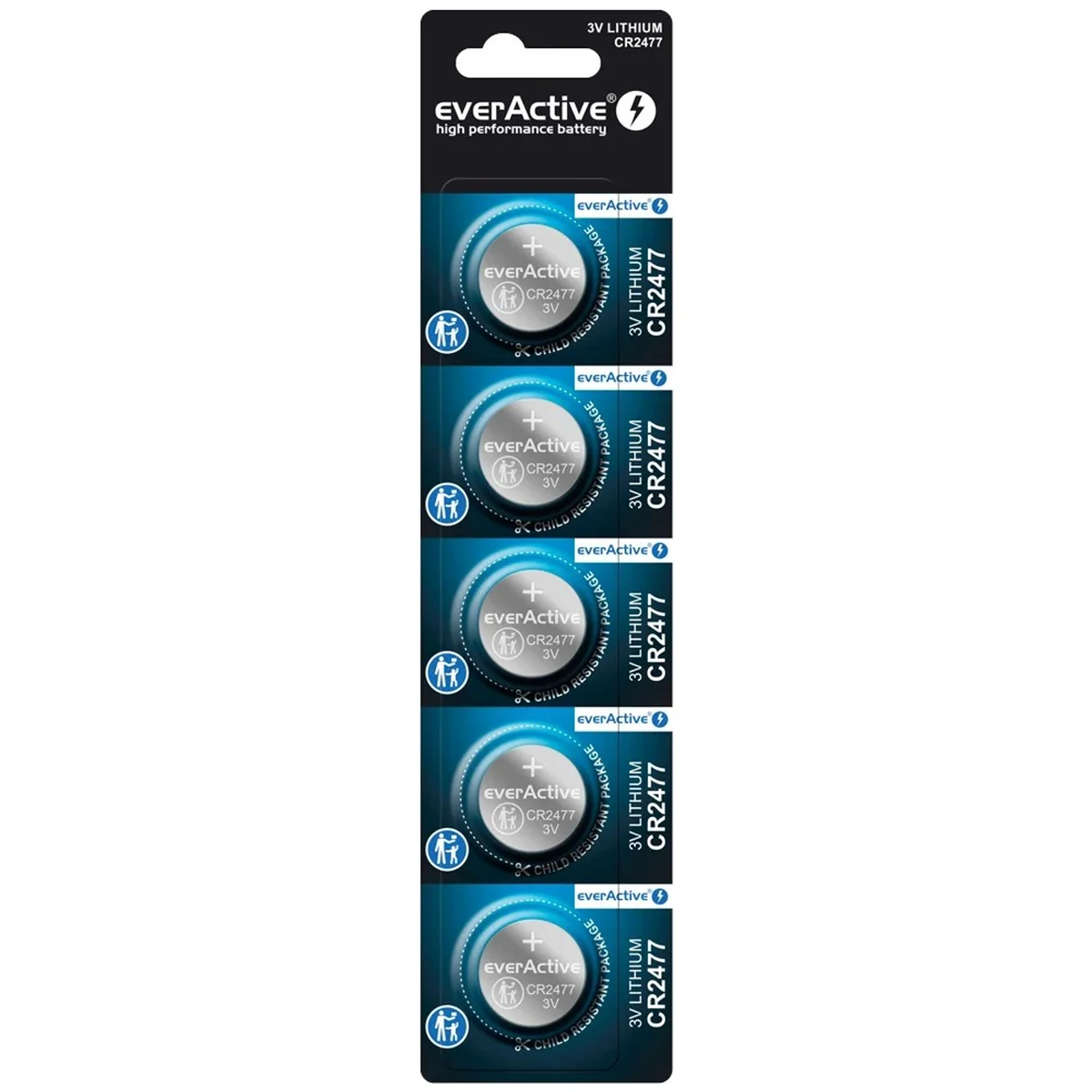 EVERACTIVE BATERIA LITOWA CR2477 5 SZT.