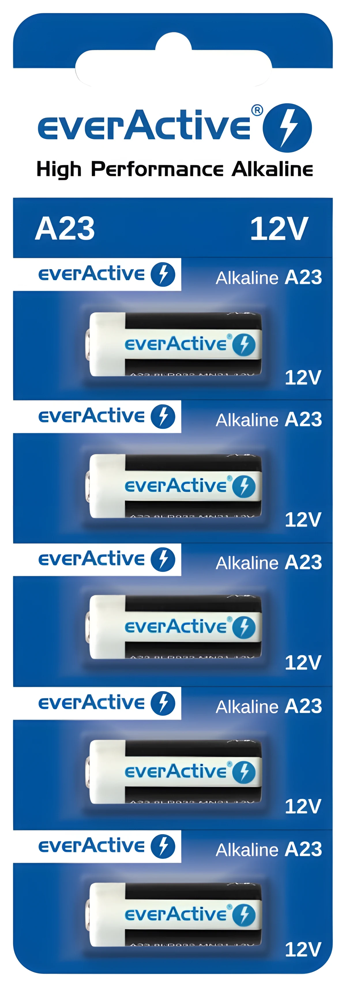 EVERACTIVE BATERIE ALKALICZNE A23 12V, BLISTER 5 SZT.