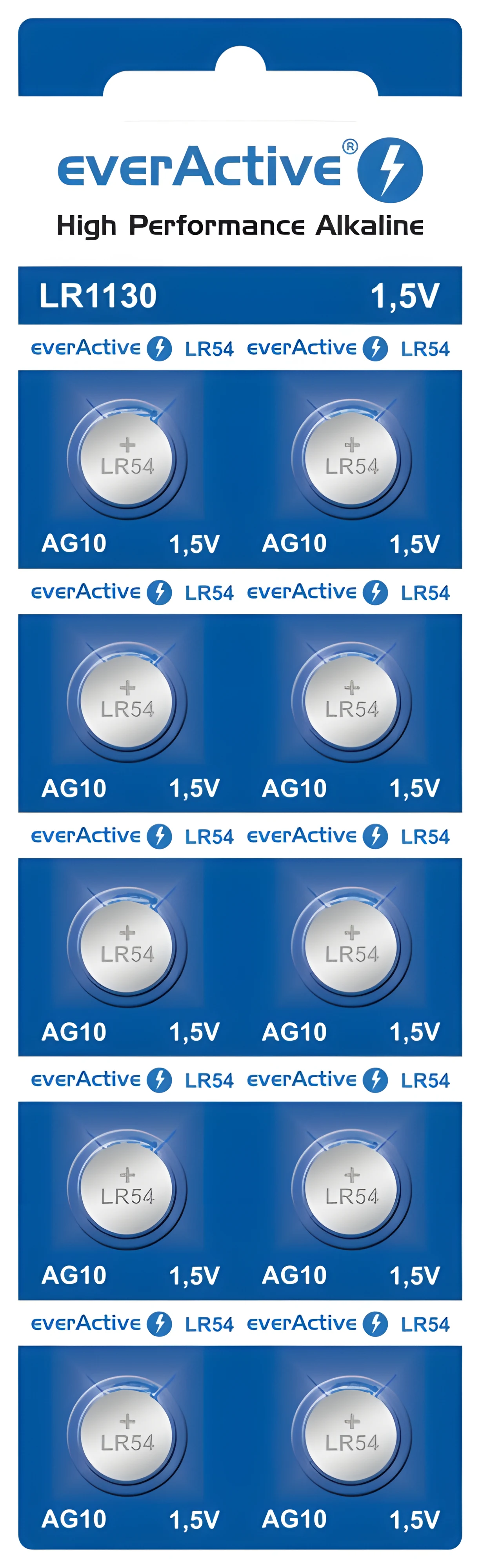 EVERACTIVE BATERIE ALKALICZNE MINI AG10, BLISTER 10 SZT.