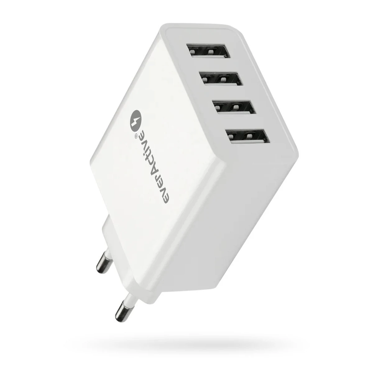 EVERACTIVE ŁADOWARKA SIECIOWA 4XUSB 5A - BIAŁA SC-400